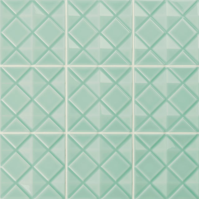 Azulejos de aspeto artesanal em cerâmica da Ceragni - coleção Quadra
