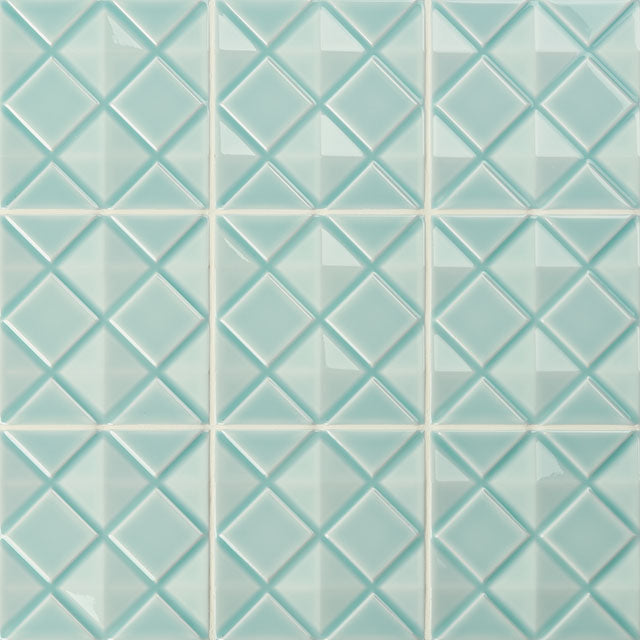 Azulejos de aspeto artesanal em cerâmica da Ceragni - coleção Quadra