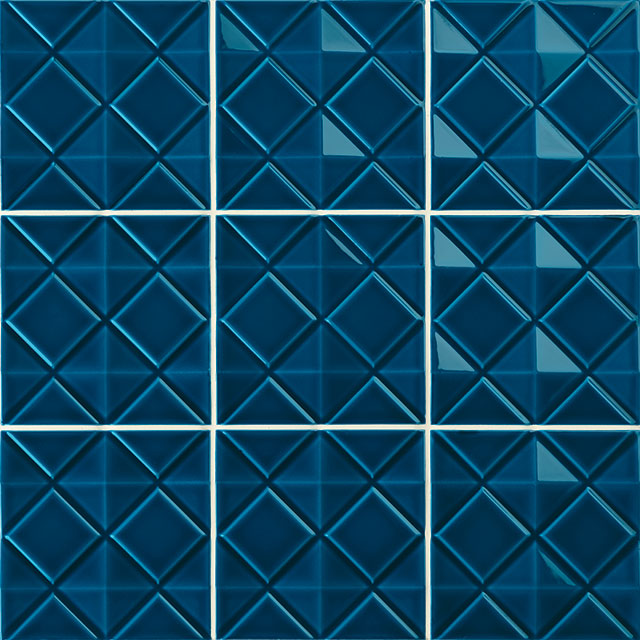 Azulejos de aspeto artesanal em cerâmica da Ceragni - coleção Quadra