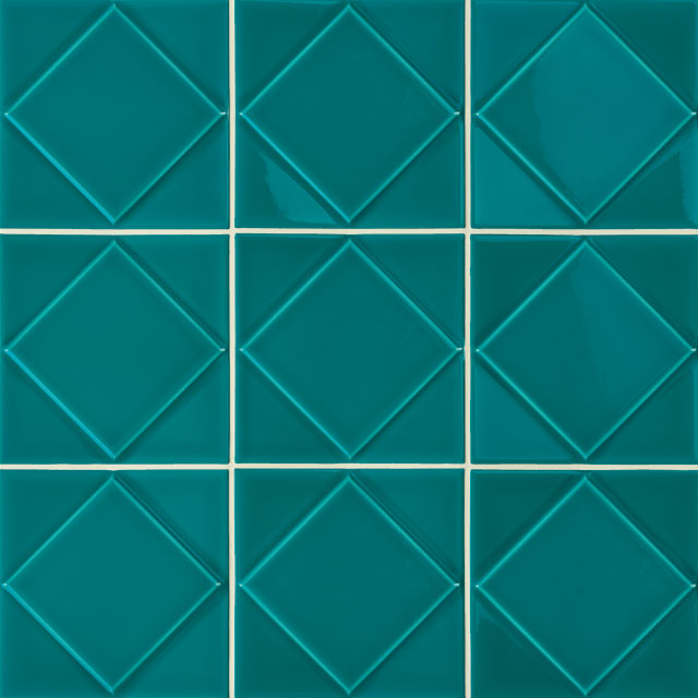 Azulejos de aspeto artesanal em cerâmica da Ceragni - coleção Quadra