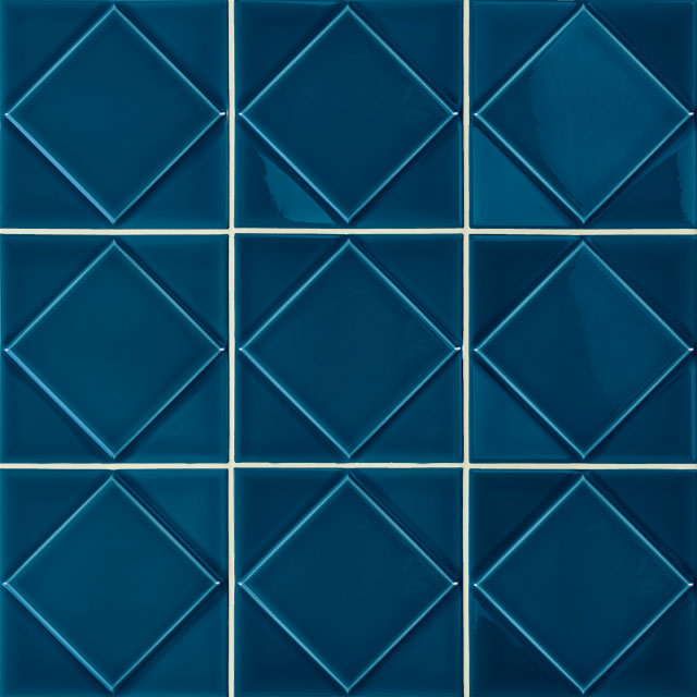 Azulejos de aspeto artesanal em cerâmica da Ceragni - coleção Quadra