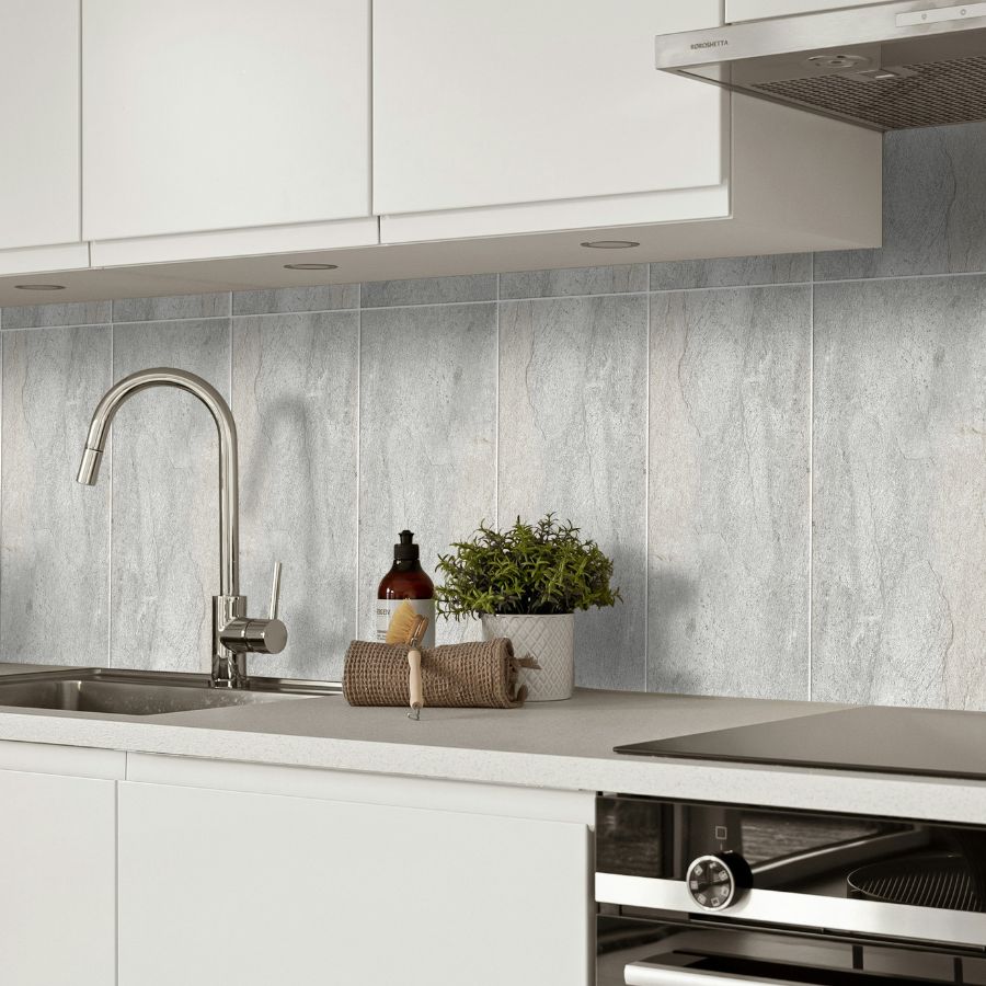 Azulejo Stone 20x40 | Cinza MIX Mate