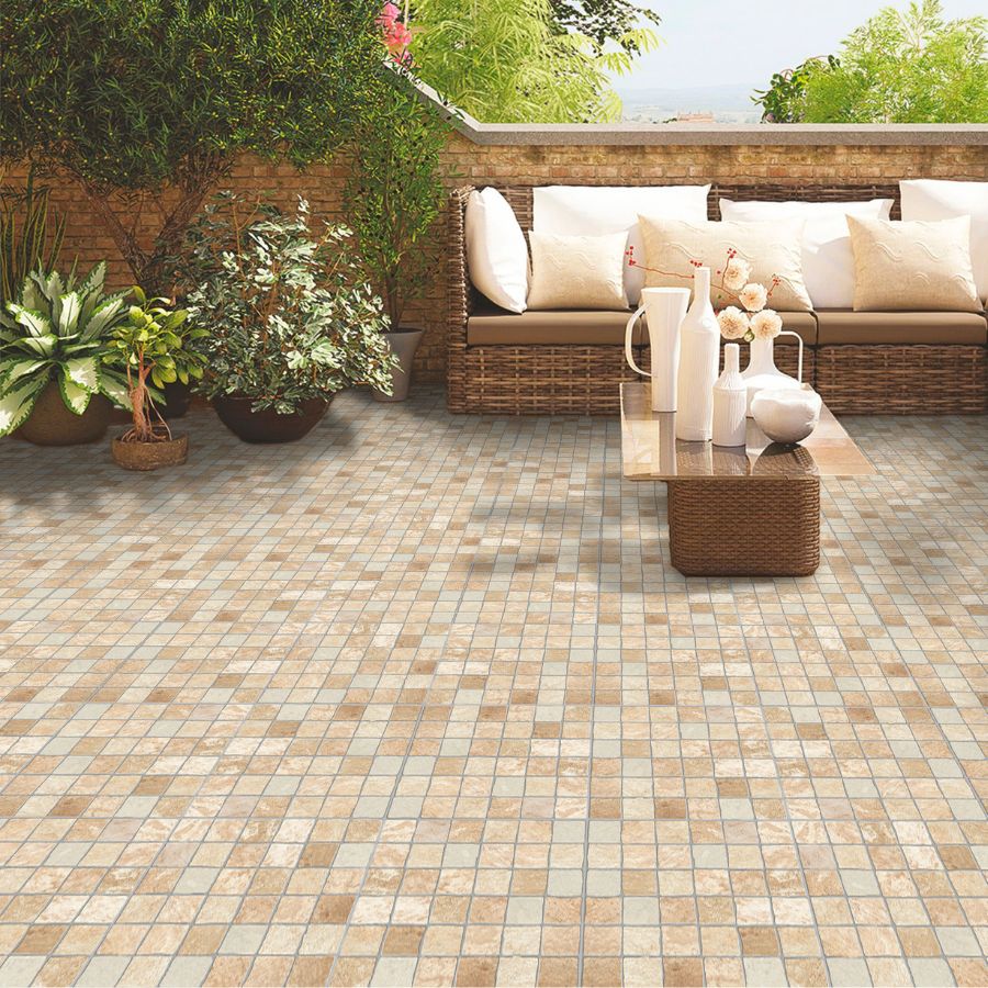 Pavimento Troia 33,5x33,5 | Creme MIX Mate