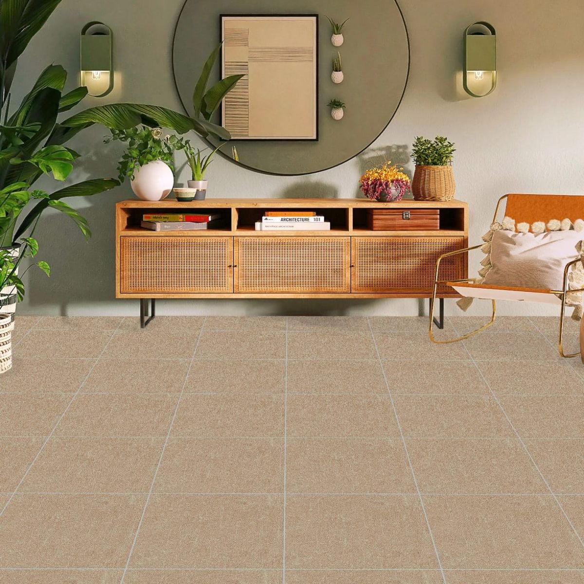 Carrelage Sol Vintage 33,5x33,5 | Beige 03 Mat