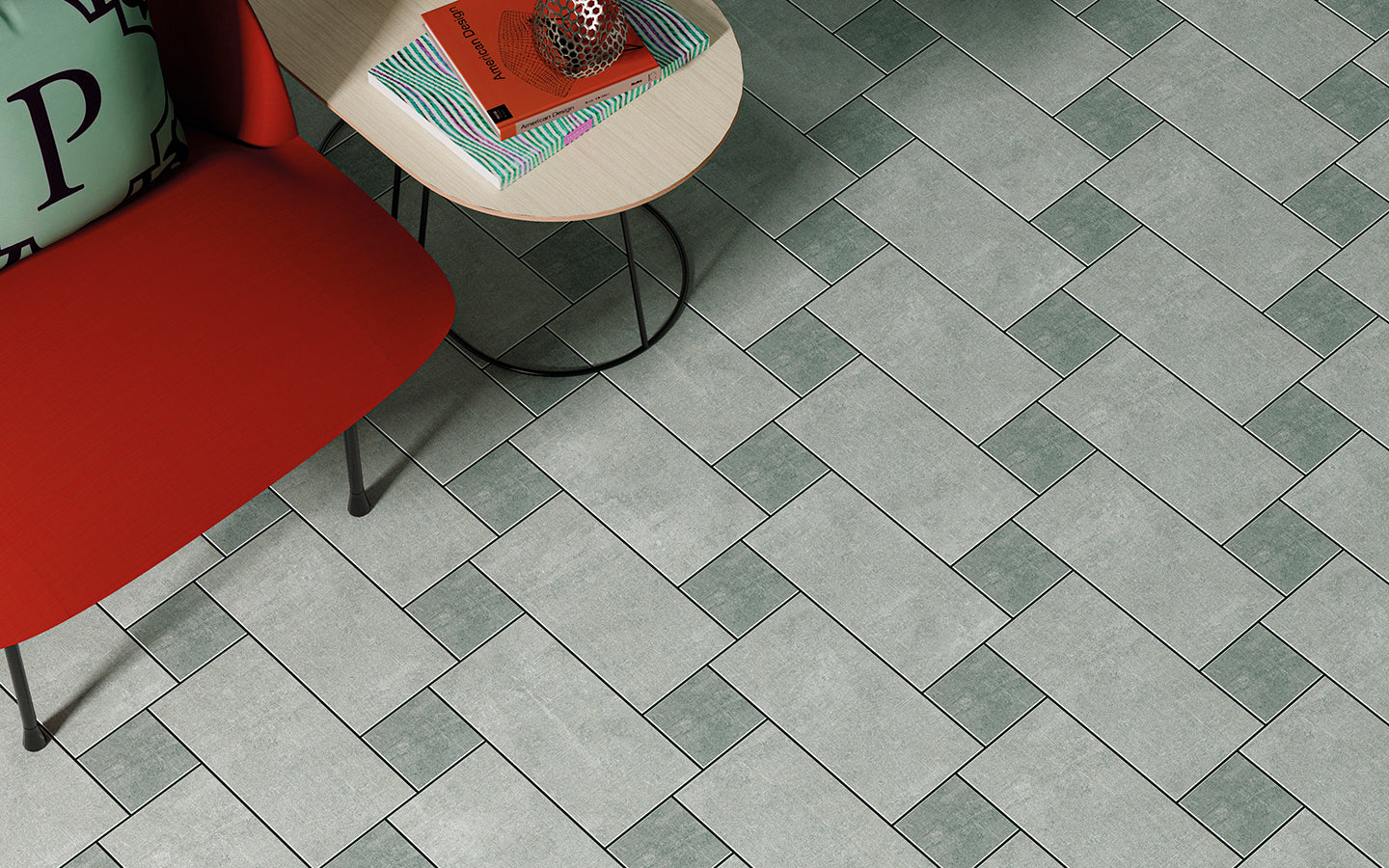 Pavimento Vintage Prime 10x10 | Verde 02 Mate