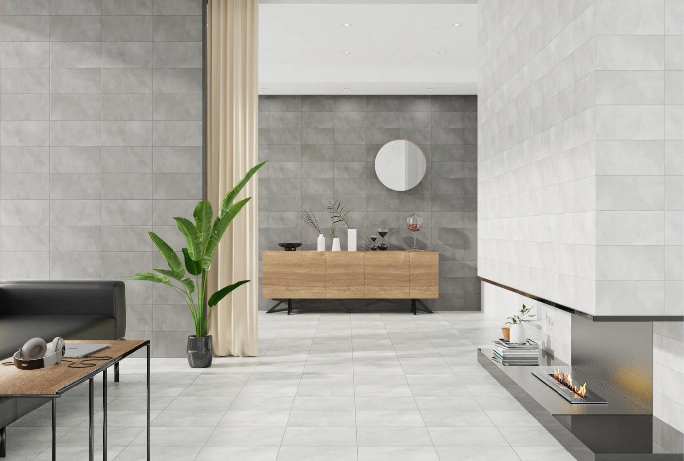 Buxiel Floor Tile 33,5x33,5 | Silver MIX Matt