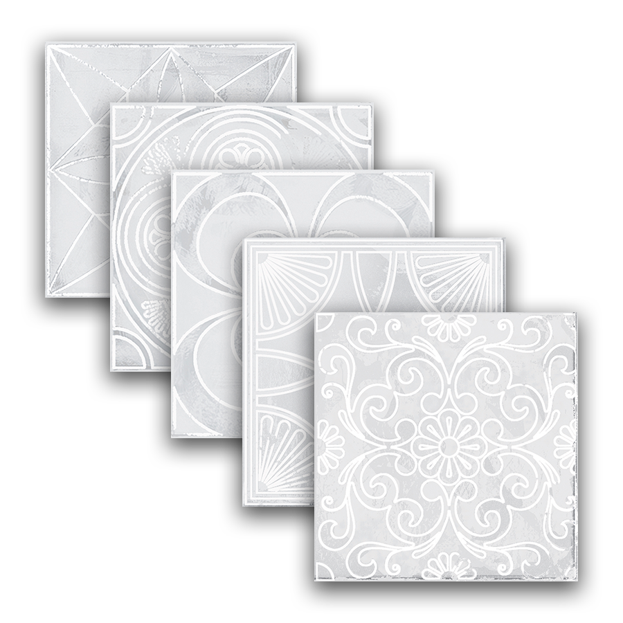 Celta Wall Tile 15x15 | Grey Design MIX Matt