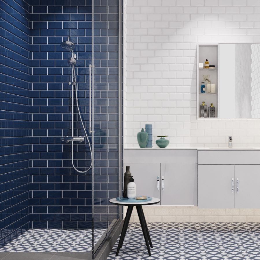 Azulejo Biselado 7,5x15 | Branco 000 Brilhante