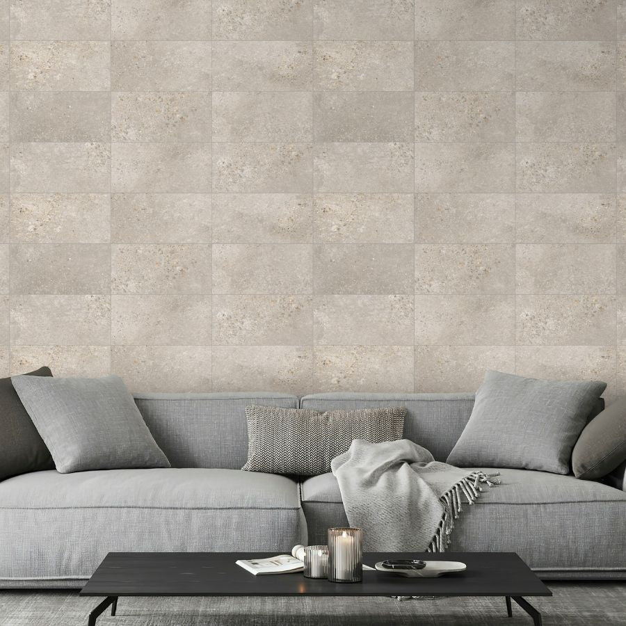Azulejo Concrete 20x40 | Areia MIX Mate