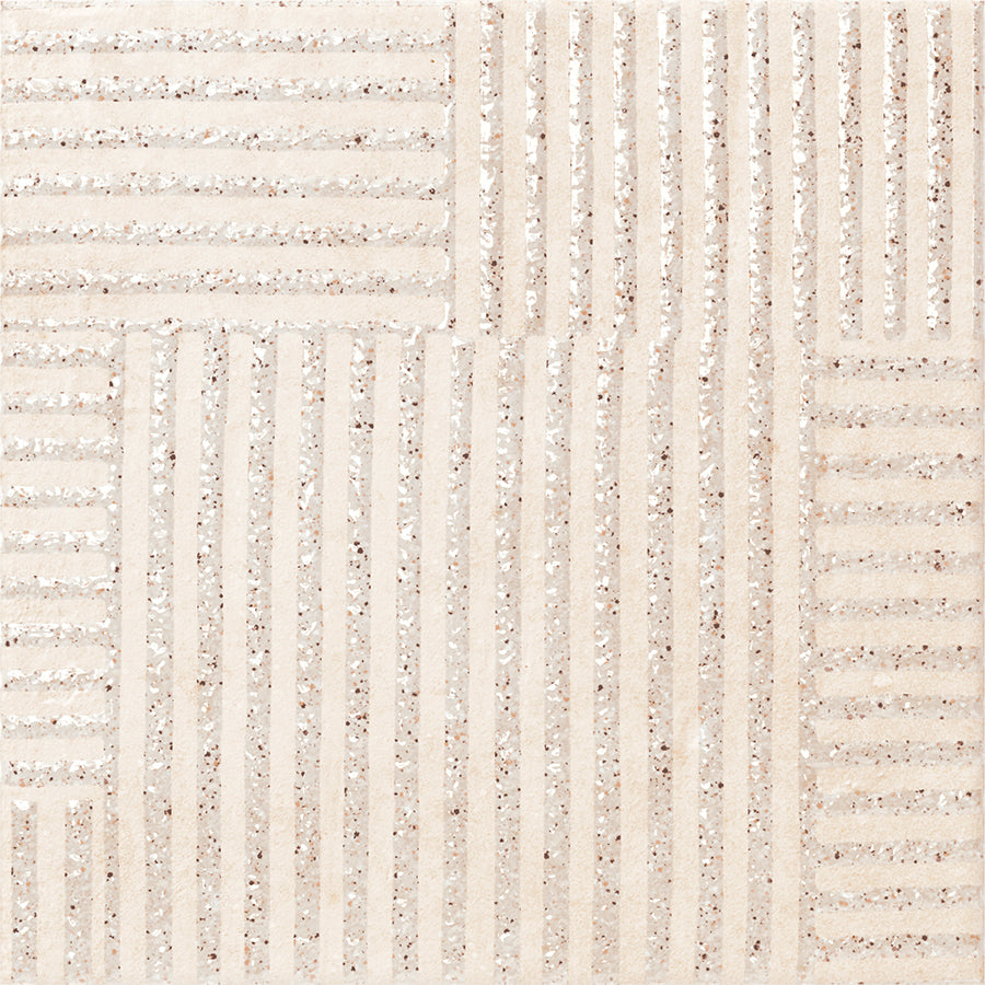 Palma Wall Tile 15x15 | Design Beige MIX Glossy over Matt