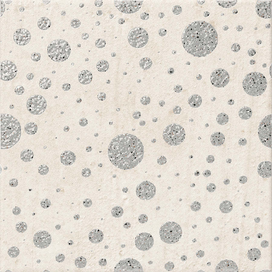 Palma Wall Tile 15x15 | Design Grey MIX Glossy over Matt