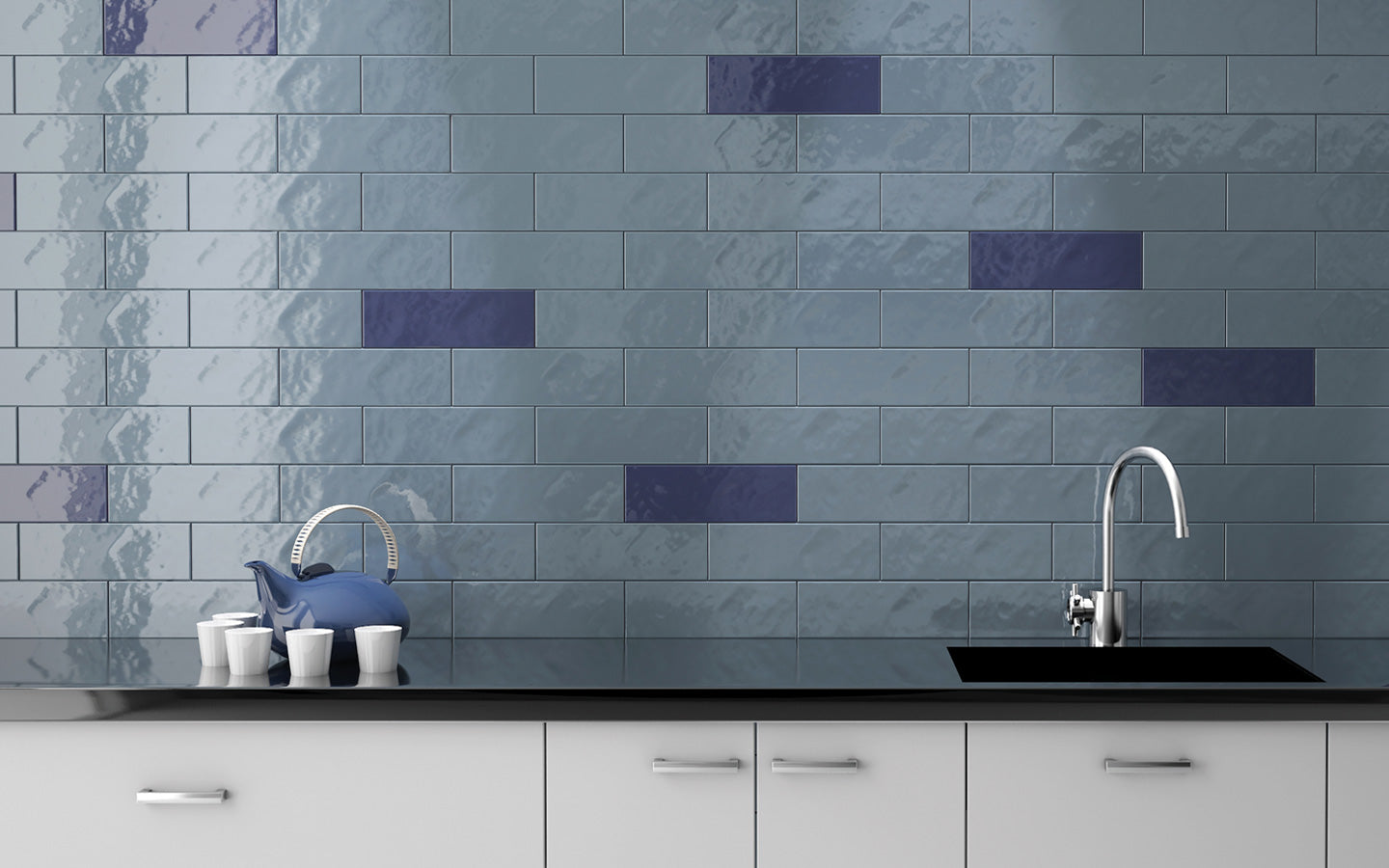 Azulejo Emotion M10x30 | Azul 730 Brilhante