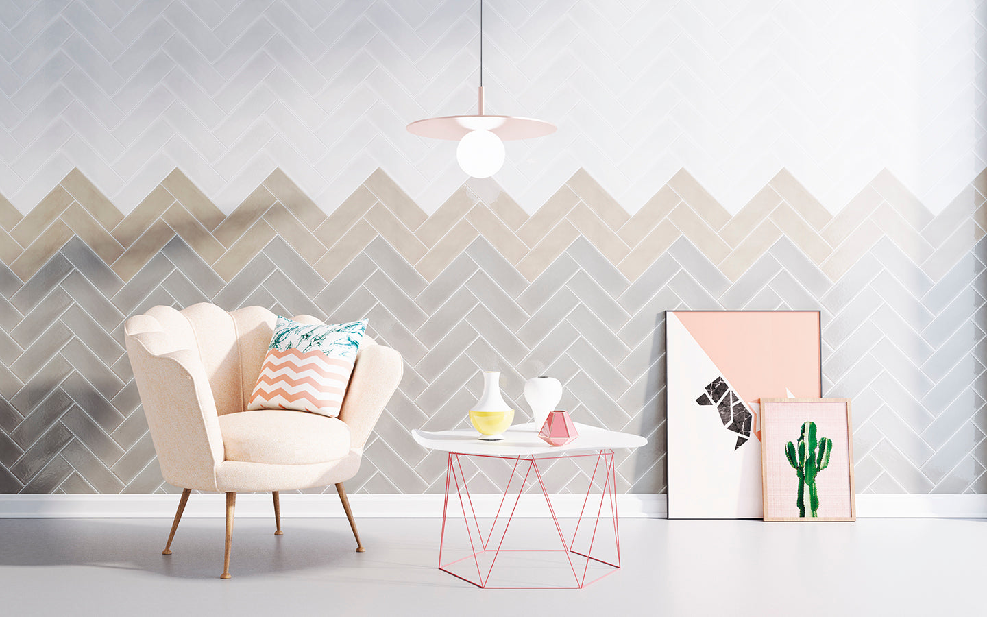 Carrelage Mural Emotion M10x30 | Beige 550 Brillant