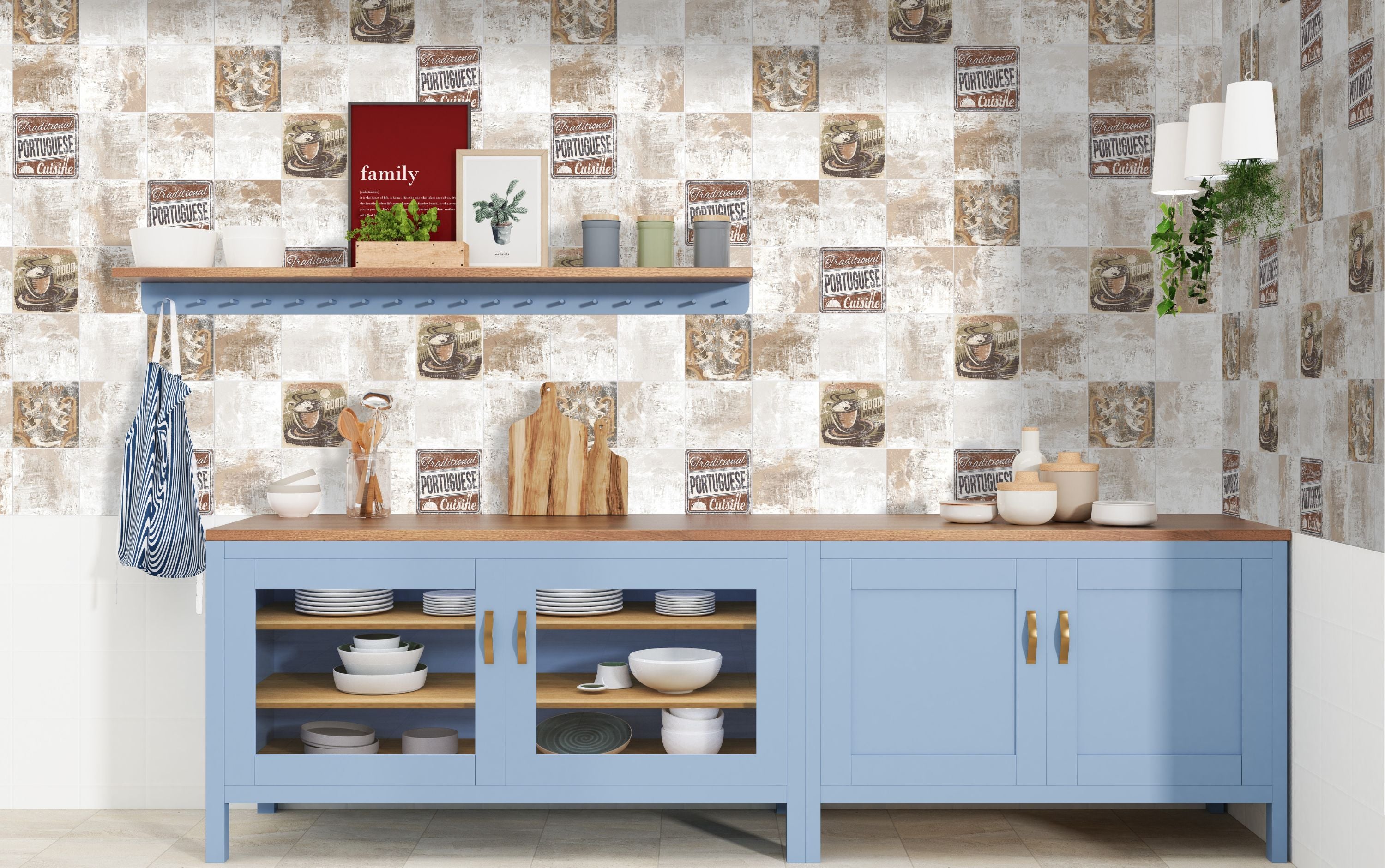 Carrelage Mural Fifties 20x20 | Base MIX Mat
