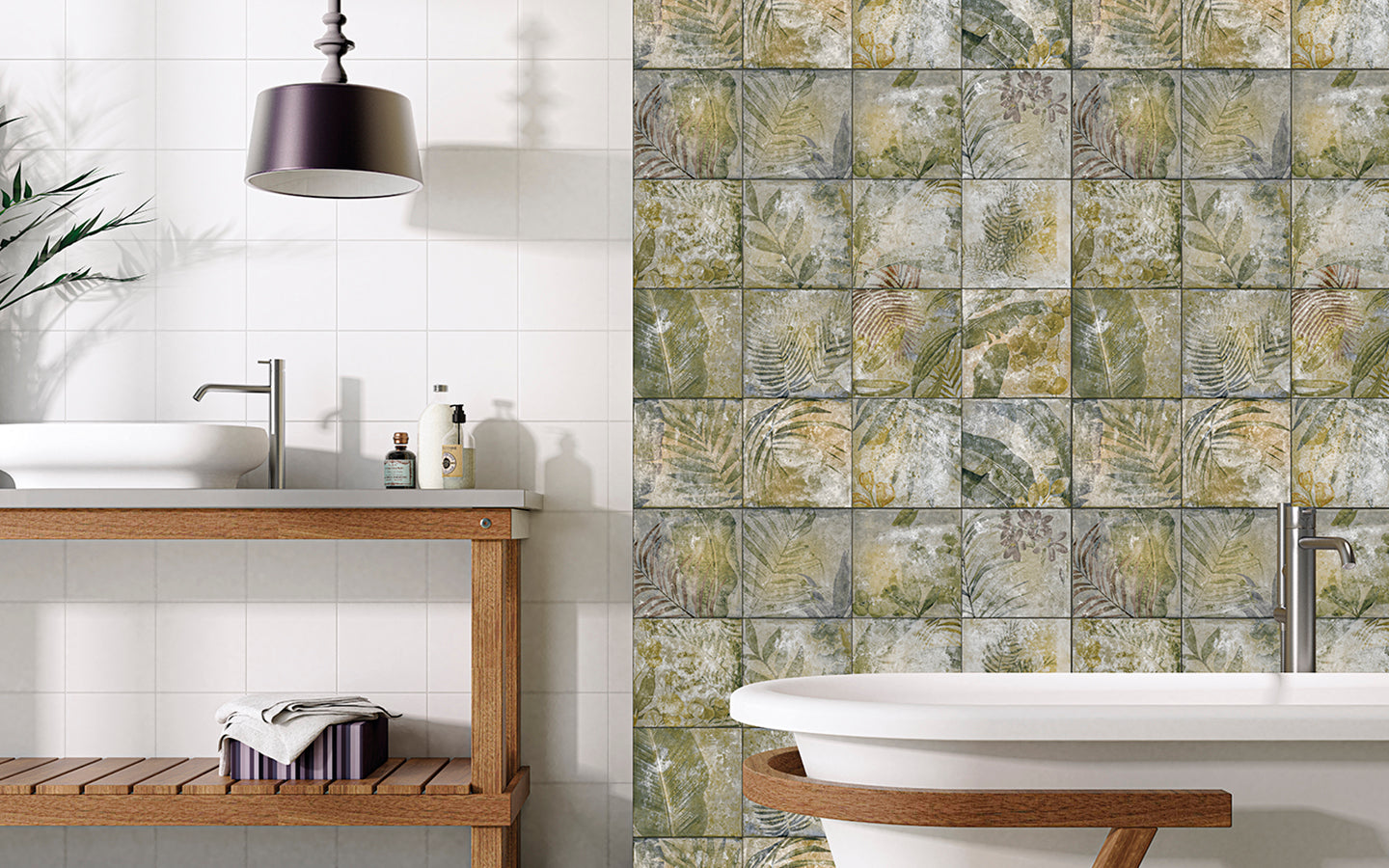 Natura Wall Tile 20x20 | Design MIX Matt