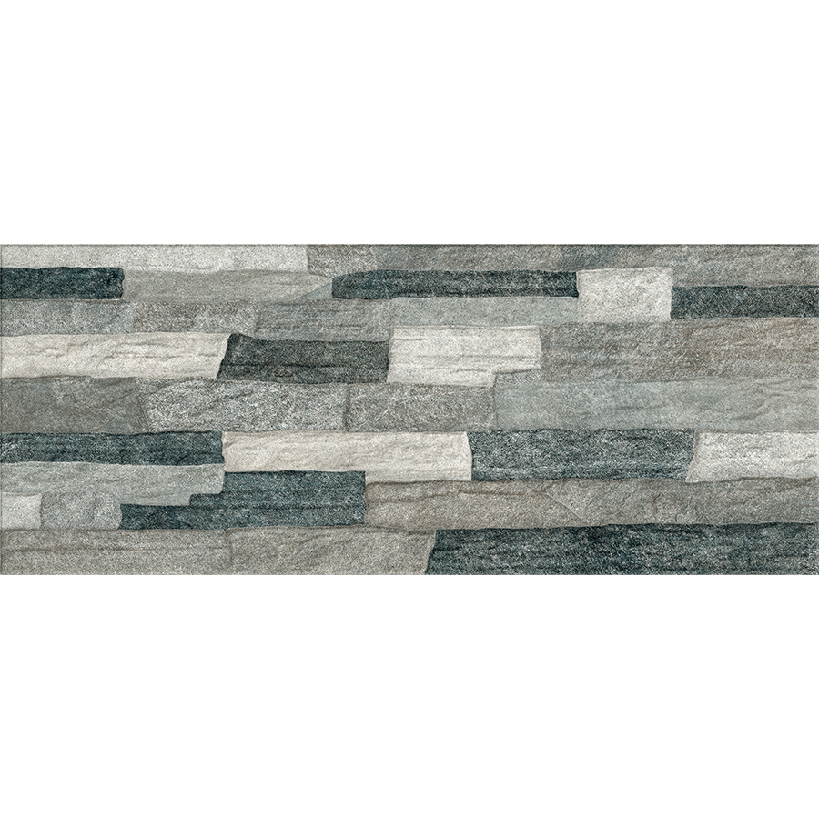Peralta Wall Tile 19x48 | Anthracite MIX Matt