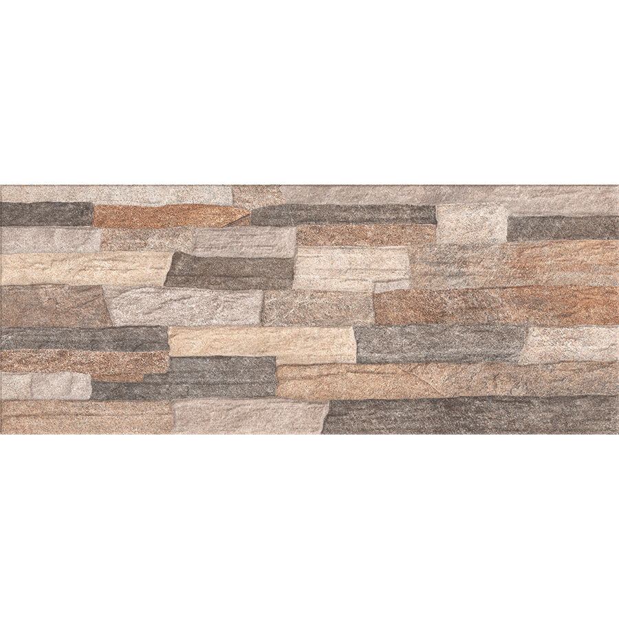 Peralta Wall Tile 19x48 | Brown MIX Matt