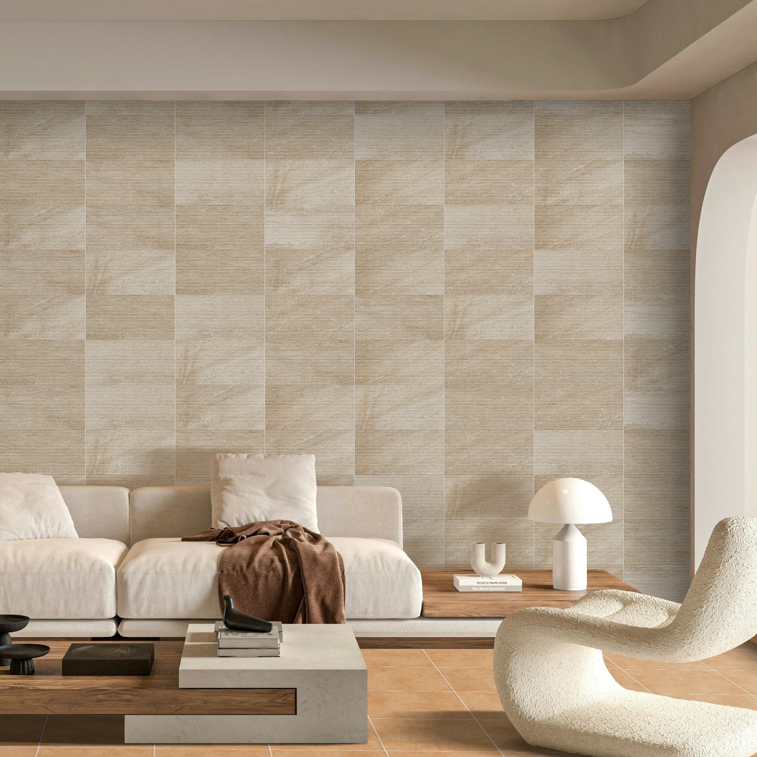 Azulejo Stone 20x40 | Creme Decor MIX Mate