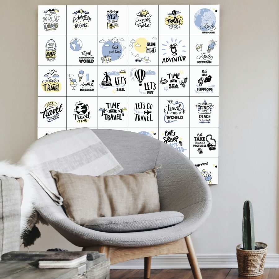 Travel Wall Tile 15x15 | Design MIX Matt