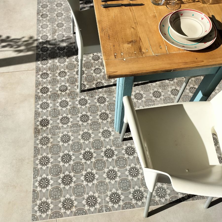 Carrelage Sol Vintage Prime 15x15 | Dessin 03 Mat