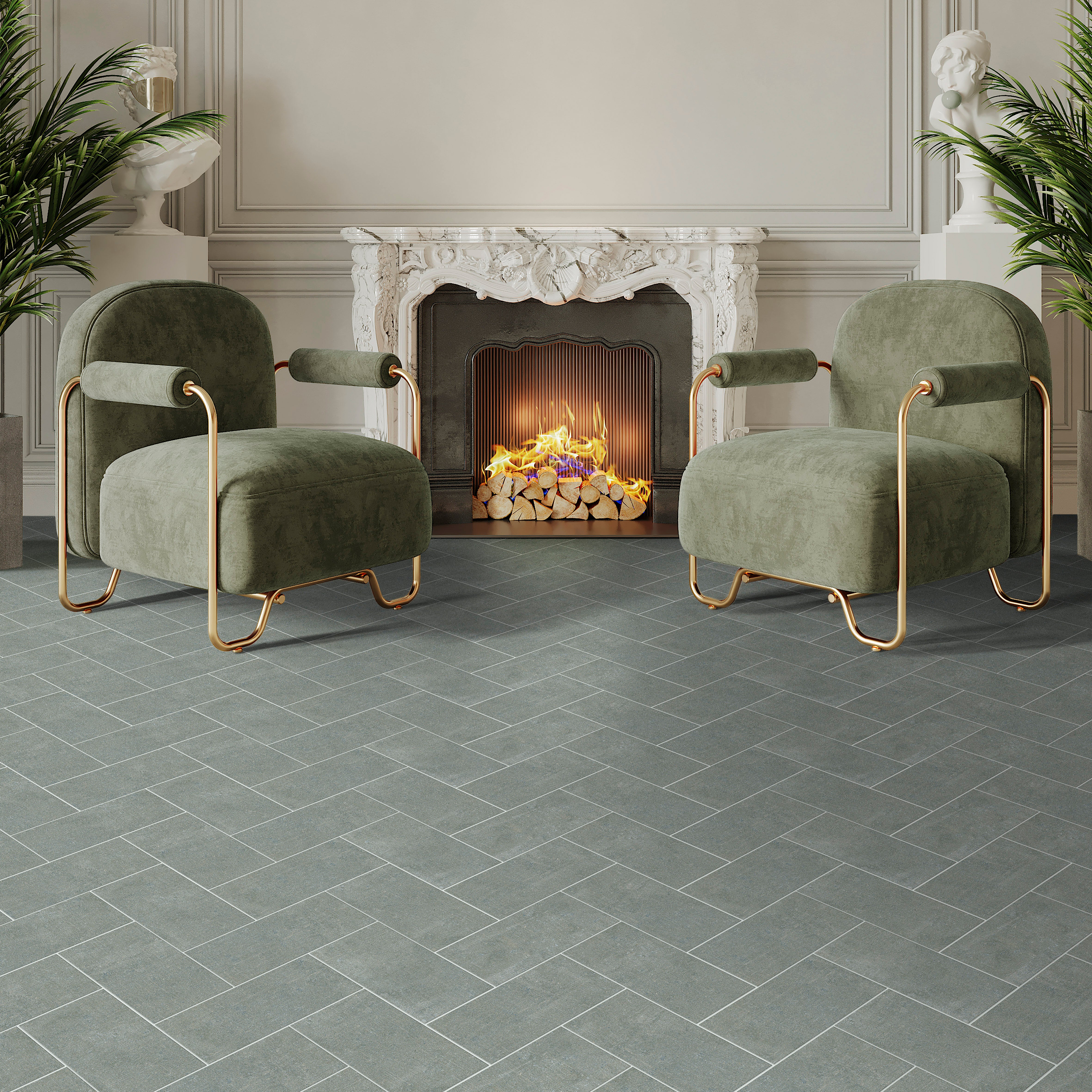 Pavimento Vintage Prime 15x30 | Verde 01 Mate