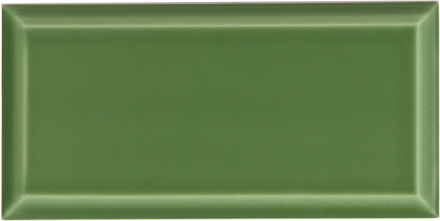 Bevelled Wall Tile M10x20 | Green 880 Glossy