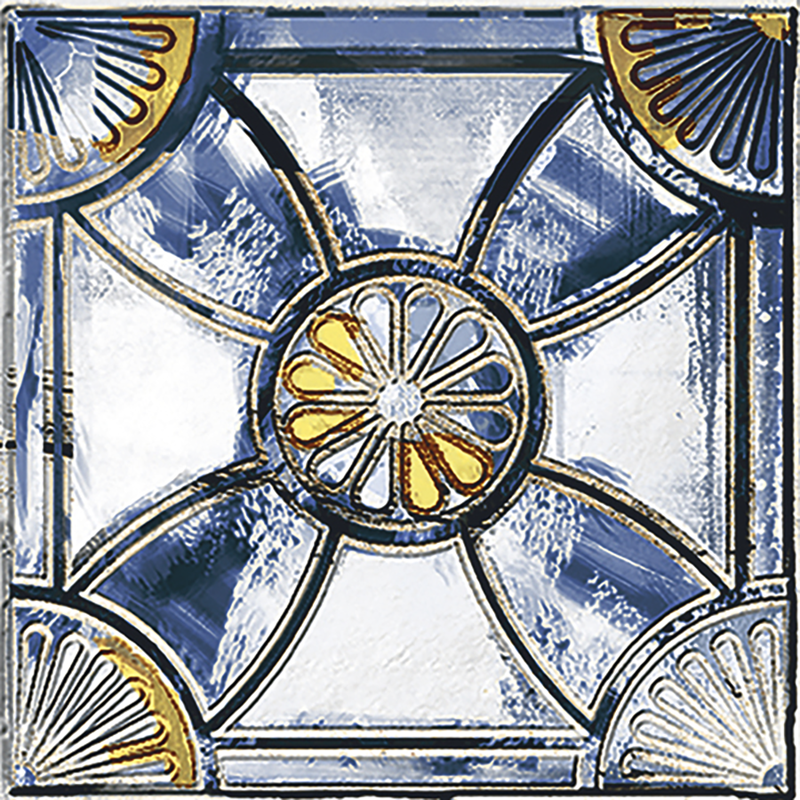 Celta Wall Tile 15x15 | Blue Design 07 Matt