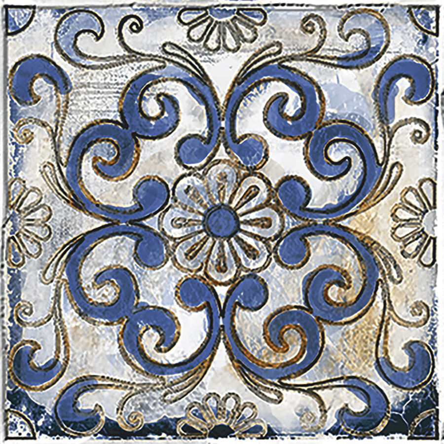 Azulejo Celta 15x15 | Azul Desenho MIX Mate