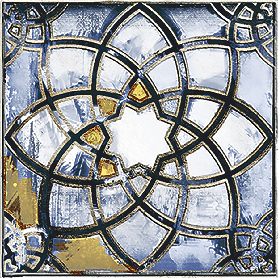 Celta Wall Tile 15x15 | Blue Design 19 Matt