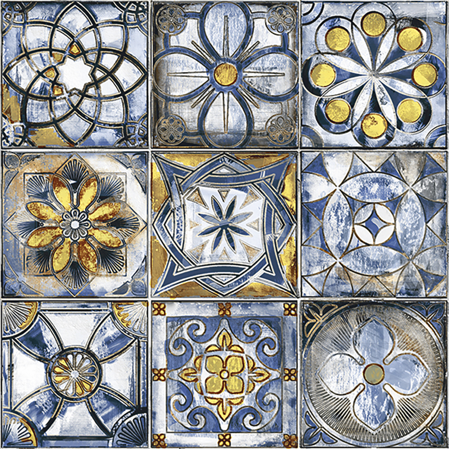 Celta Wall Tile 15x15 | Blue Design 33 Matt