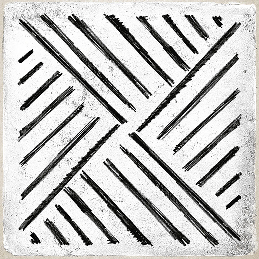 Inca Wall Tile 15x15 | White Design 20 Matt