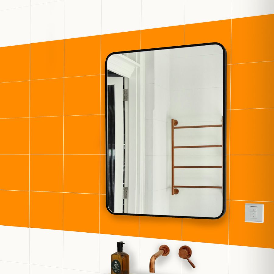 Plain Wall Tile 15x15 | Orange 190 Glossy