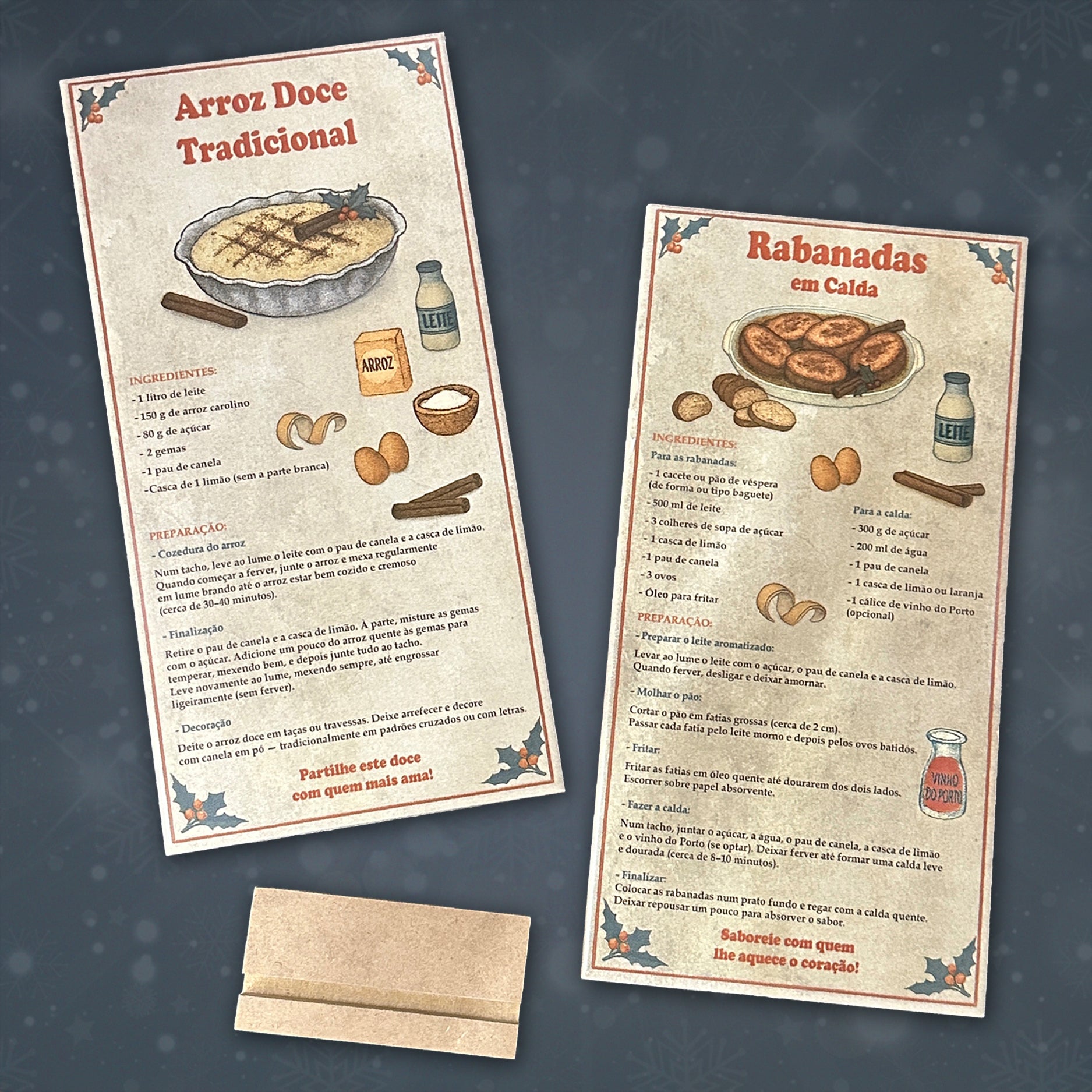 Conjunto de Bases de Degustação | Receitas Natalícias (PT)