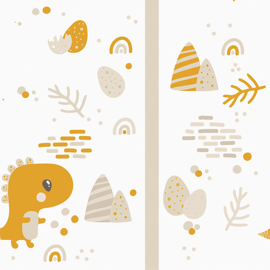 Dino Wall Tile 20x20 | Yellow Design MIX Matt