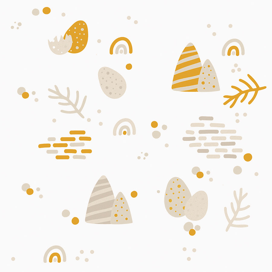 Dino Wall Tile 20x20 | Yellow Design MIX Matt