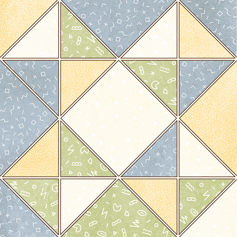 Grazia Wall Tile 20x20 | Blue Design MIX Matt