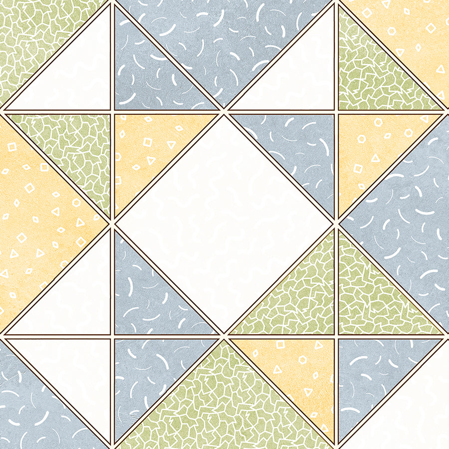 Grazia Wall Tile 20x20 | Blue Design MIX Matt