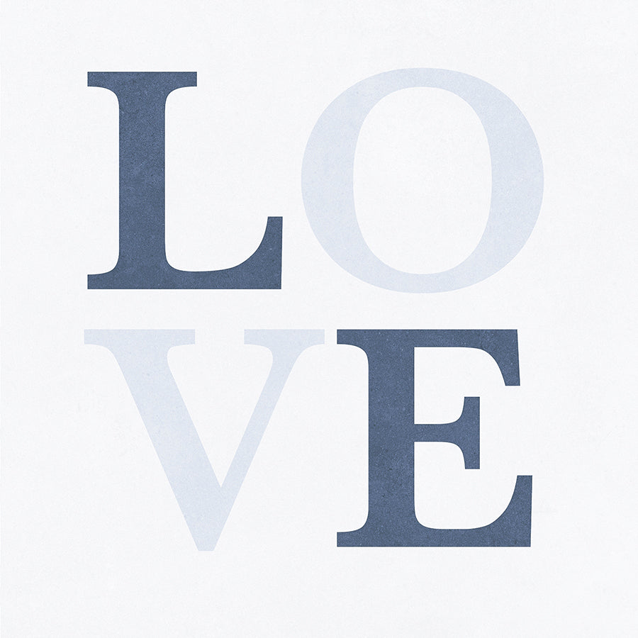 Love Wall Tile 20x20 | Blue Design 8 Matt