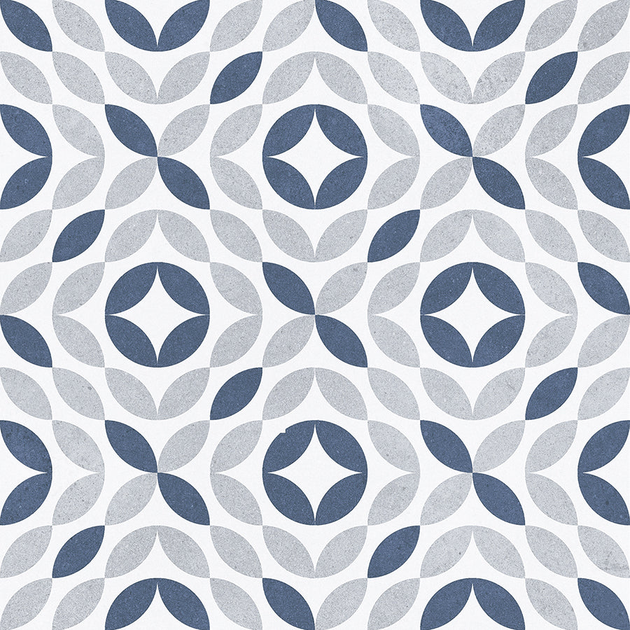 Love Wall Tile 20x20 | Blue Design MIX Matt