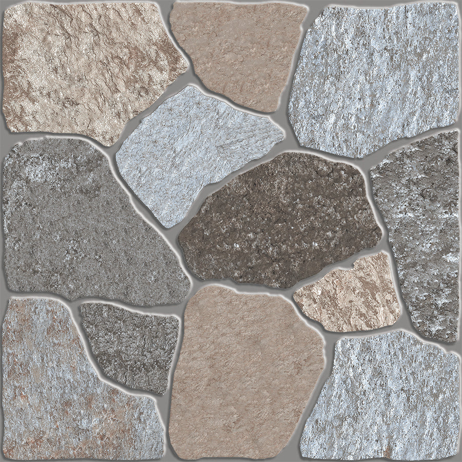 Melides Floor Tile 33,5x33,5 | Anthracite MIX Matt