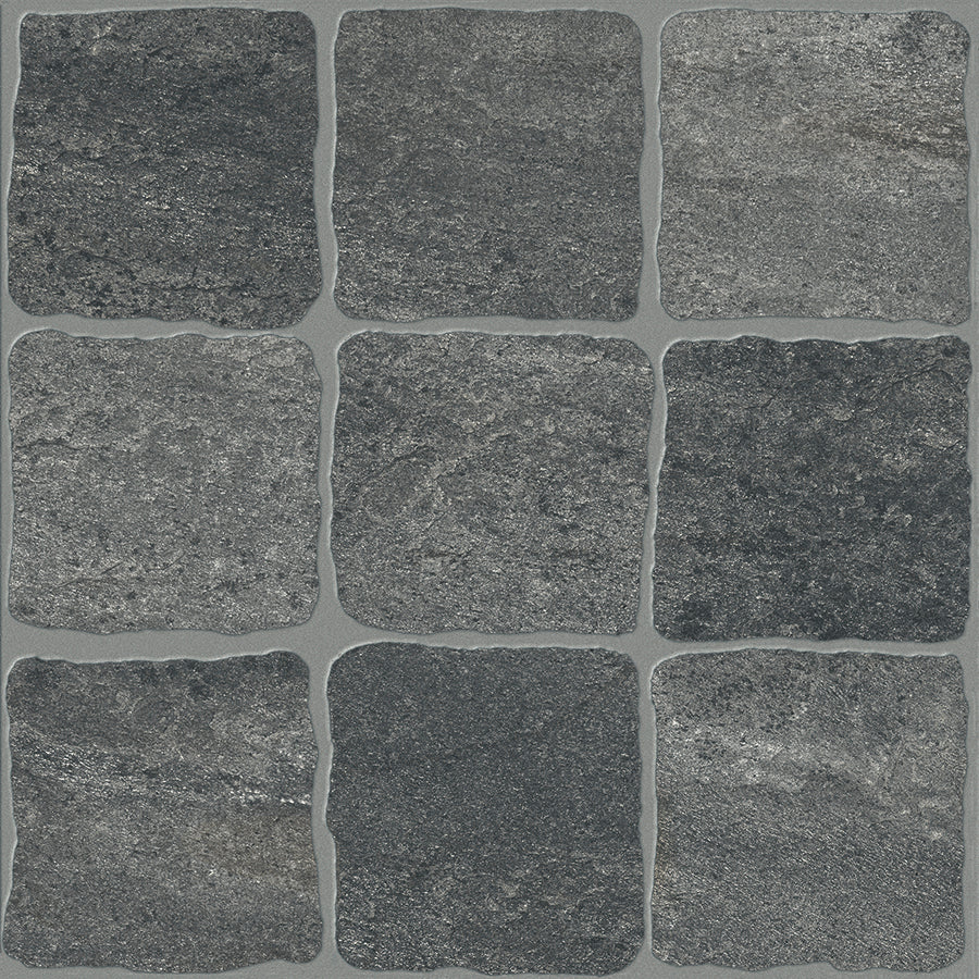 Óbidos Floor Tile 33,5x33,5 | Anthracite Matt