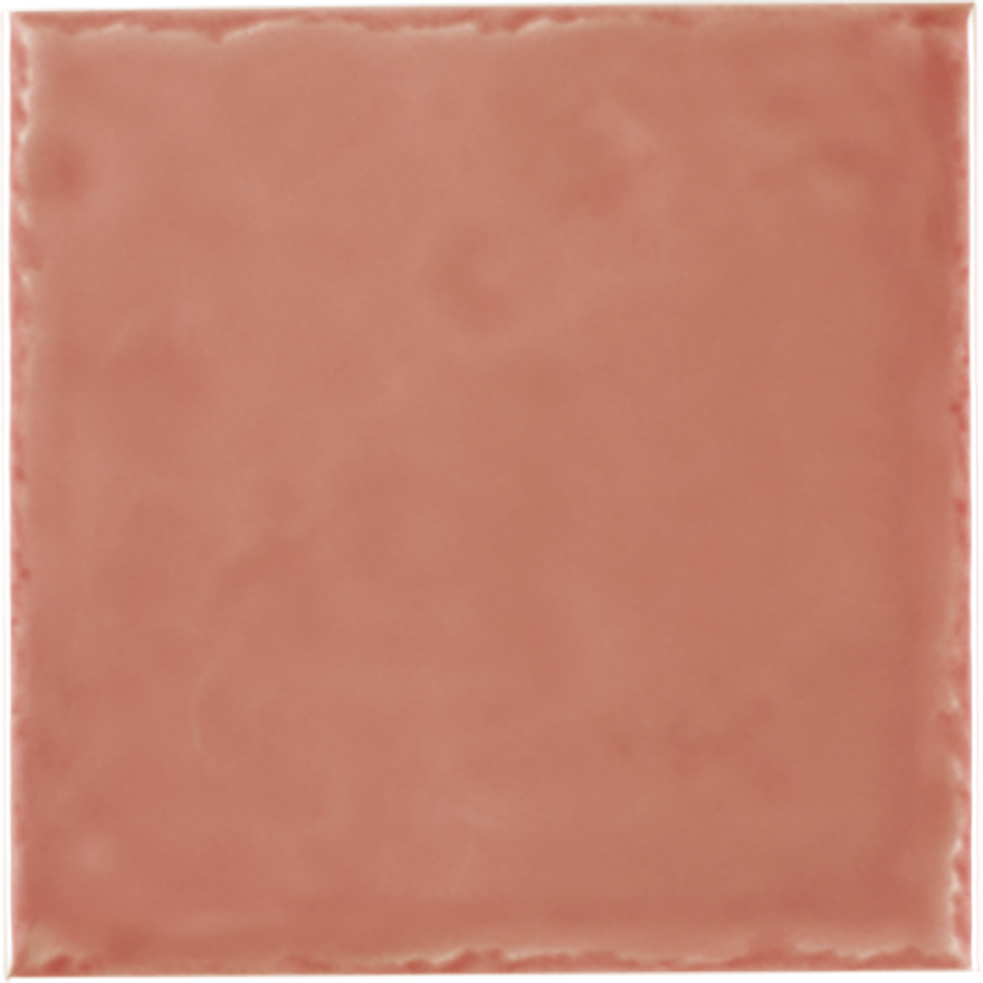 Rustic Wall Tile M15x15 | Pink 580 Glossy