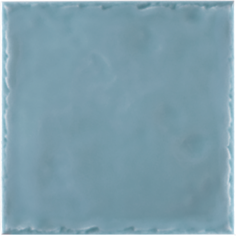 Rustic Wall Tile M15x15 | Blue 760 Glossy