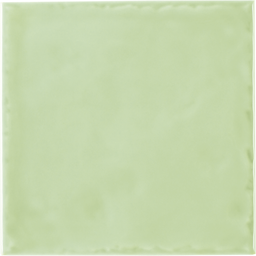 Rustic Wall Tile M15x15 | Green 810 Glossy
