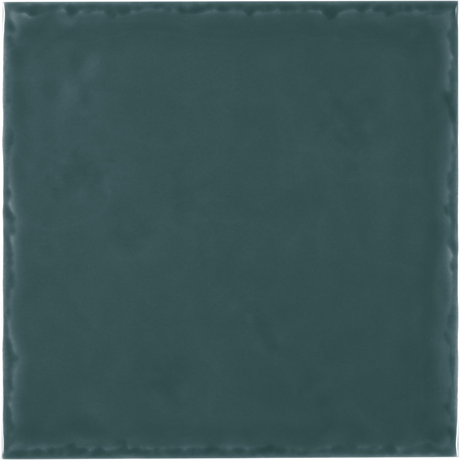Rustic Wall Tile M15x15 | Green 890 Glossy