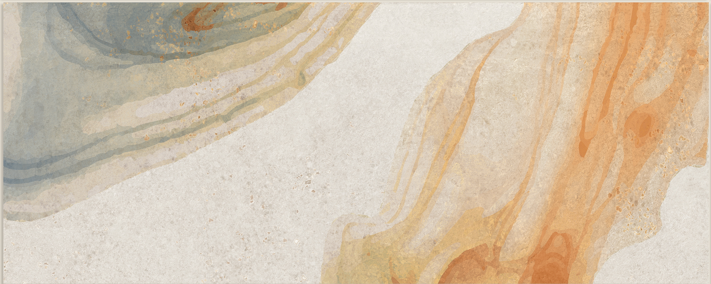 Aurora Wall Tile 20x50 | Orange Glossy