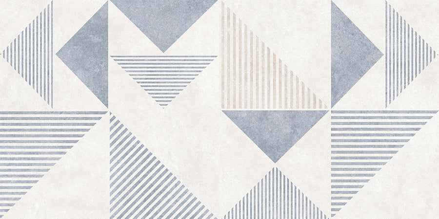 Riley Wall Tile M15x30 | Blue Design MIX Matt