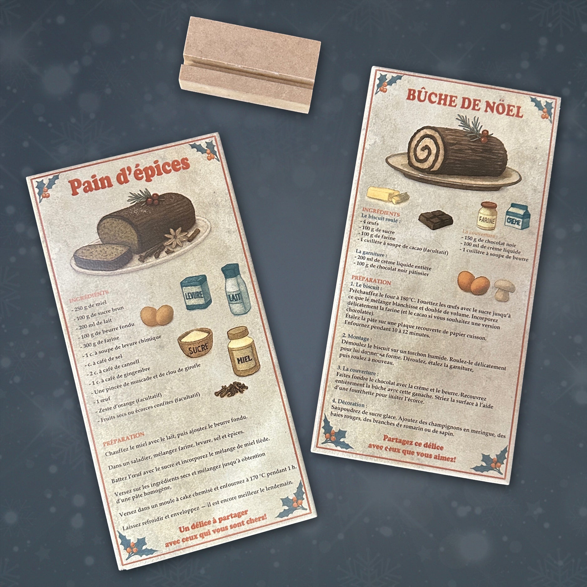 Conjunto de Bases de Degustação | Receitas Natalícias (FR)