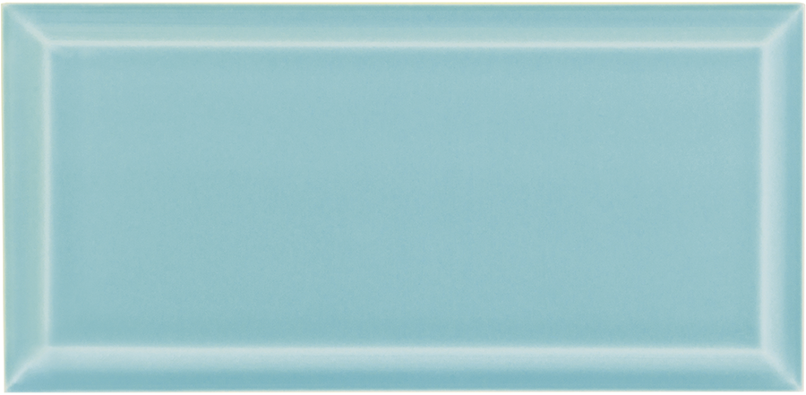 Carrelage Mural Biseauté 7,5x15 | Bleu Tiffany 1740 Brillant