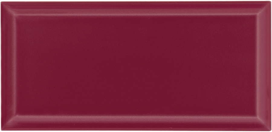 Bevelled Wall Tile 7,5x15 | Ruby 3400 Glossy